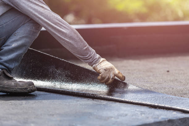 Professional Emergency Waterproofing technician working in Fairfax, MN